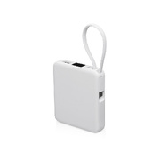 Внешний аккумулятор со встроенным кабелем USB-C «Дэнси», 5000 мАч