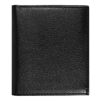 Кошелек с картхолдером для кредитных карт вертикальный Leather Plain из нат. кожи