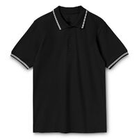 Рубашка поло Virma Stripes, черная, размер S