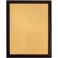Плакетка Plaque XL, венге с золотистой пластиной