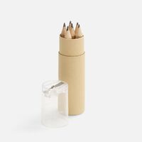 Набор карандашей Pencilvania Office с точилкой, прозрачный