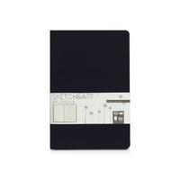 Скетчбук «Sketch & Art» 100 г/м2, soft-touch, черный