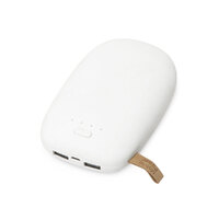 Внешний аккумулятор в форме камня «Stone», 10400 mAh, белый