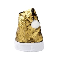 Шапка рождественская «Sequins», черный