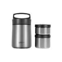 Термос с двумя контейнерами THERMOcafe «TCLB-1480SY», 1480 мл, стальной