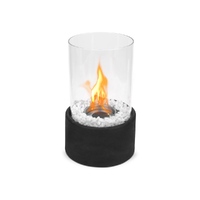 Биокамин «Hygge», черный/прозрачный