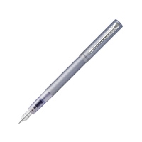 Перьевая ручка Parker Vector, F/M, серебристый, серый
