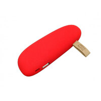 Внешний аккумулятор в форме камня «Stone», 2600 mAh, красный