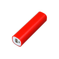 Внешний аккумулятор «Digi» прямоугольной формы, 2200 mAh, красный