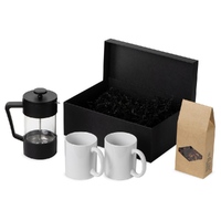 Подарочный набор чайный «Tea break», черный, белый