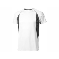 Футболка "Quebec Cool Fit" мужская, белый/серый антрацит