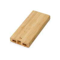 Внешний беспроводной аккумулятор из бамбука «Bamboo Air», 10000 mAh, натуральный