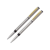Набор «Pen and Pen»: ручка шариковая, ручка-роллер, серебристый