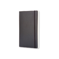 Записная книжка А5 (Large) Classic Soft (в клетку), черный