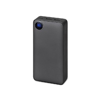 Внешний аккумулятор «Mild Pro» c быстрой зарядкой QC/PD, металлик soft-touch, 20 000 mAh, серый