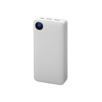 Внешний аккумулятор «Mild Pro» c быстрой зарядкой QC/PD, soft-touch, 20 000 mAh, белый