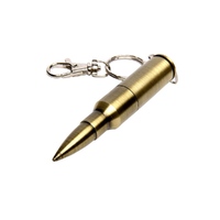 USB 2.0- флешка на 16 Гб в виде патрона от АК-47, бронзовый
