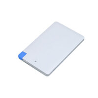 Внешний аккумулятор в форме карты «Trunk», 2500 mAh, синий