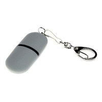 USB 3.0- флешка «Goutte Soft-touch» на 32 Гб каплевидной формы, серый