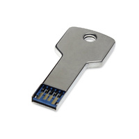 USB 3.0- флешка на 64 Гб в виде ключа, серебристый