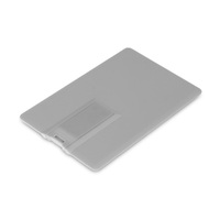 USB 3.0- флешка на 64 Гб в виде визитки, с раскладным чипом, белый