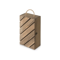 Коробка подарочная из массива дерева «Two-bottle box», натуральный
