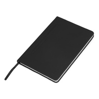 Блокнот А5 «Magnet» soft-touch с магнитным держателем для ручки, черный