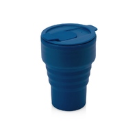 Силиконовый складной стакан «GoCup», синий индиго
