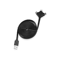 USB-переходник «W Cable 3 в 1», черный