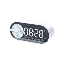 Колонка беспроводная MyTone Sound Clock c часами, белая