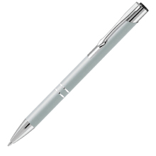 Ручка шариковая Legend Soft Touch Requis, серебристая