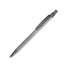 Ручка шариковая Stone Soft Touch Requis, металлическая, софт тач темно-серая