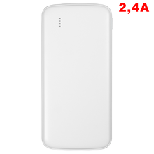 Внешний аккумулятор «Universal», 10 000 mAH, 5V 2.4 A ,белый