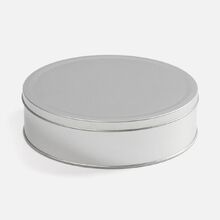 Коробка Pragmax L, круглая, серебристая