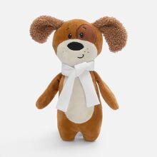 Мягкая игрушка Beastie Toys, собачка с белым шарфом