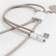 Кабель-ланьярд energyFlex Pro, серо-бежевый