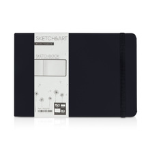 Скетчбук «Sketch & Art» 150 г/м2, soft-touch, черный