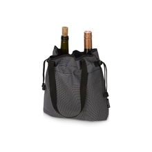 Охладитель для двух бутылок вина «To go 2 bottle», черный, темно-серый