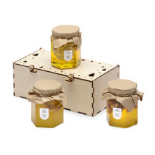 Подарочный набор «Trio honey», натуральный