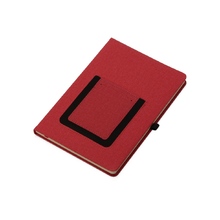 Блокнот А5 «Pocket» с карманом для телефона, красный