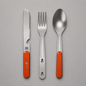 Набор столовых приборов для кемпинга, 160 мм, 4 функции
