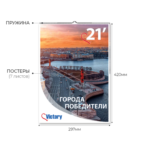 календарь настенный перекидной_7м_Размеры