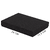 Коробка подарочная, размер 24*17,5*3 см, Solution Superior Linen, черная, бежевый ложемент под индивидуальную вырубку