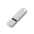 Флеш накопитель USB 2.0 Memo 16GB, пластик Софт Тач, белый/белый