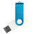 Флеш накопитель USB 2.0 Twister Сolor Mix 16GB, пластик Софт Тач/металл, белый/голубой