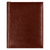 Суперобложка из натуральной кожи Universal leather размер А5+ , коричневая,  с блокнотом