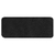 Шеврон Rectangle Smooth Leather размер 50*20 мм, черный, со скругленными углами