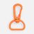 Застежка-карабин Snap Hook, M, оранжевый неон