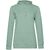 Толстовка с капюшоном женская Hoodie, серо-зеленая, размер XS