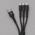 Дата-кабель Armor 3 в 1: micro USB, USB-C, Ligthning, 1.2м